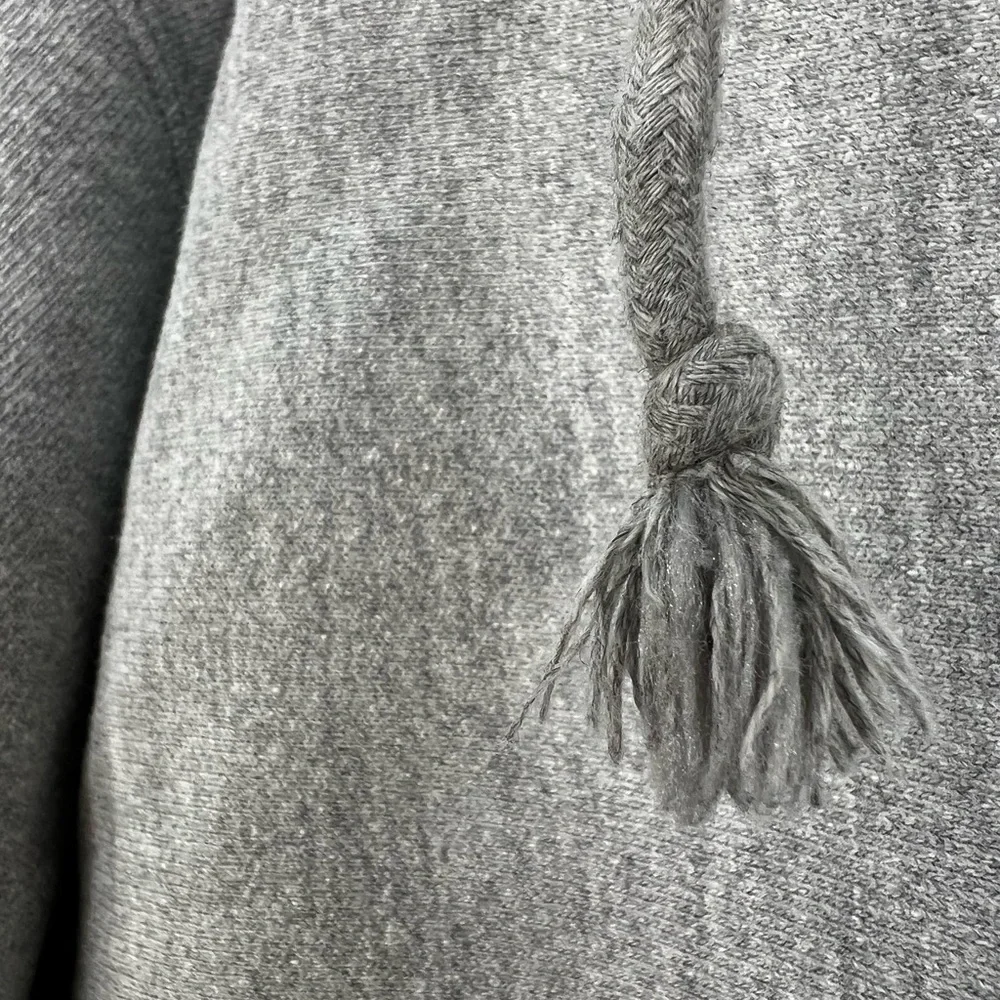Champion Reverse Weave reworked grey oversized cotton blend hoodie sweatshirt M - Picture 12 of 17